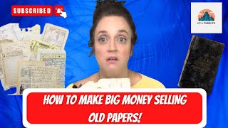 EPHEMERA: HOW TO FIND AND SELL VINTAGE PAPER ON EBAY!