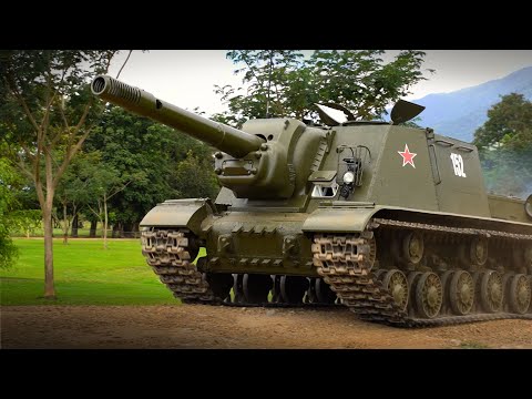 Reparatur der Lenkstange des ISU-152 – Sowjetisches Biest wieder im Einsatz!