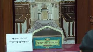 שיעור חי  -LIVE -הרב דוד לוי ספר משלי עם הרבה אמונה ובשעה 20:15 שיעור הלכה ואגדה עם הרב שמשון כהן
