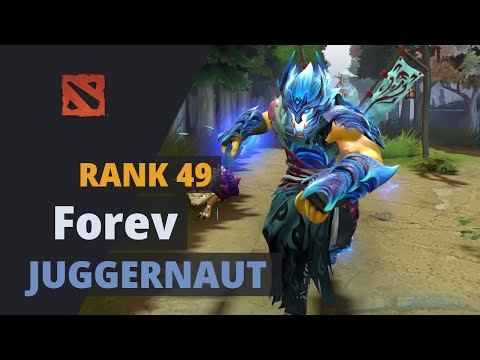 Forev (Rank 49) plays Juggernaut Dota 2 Full Game