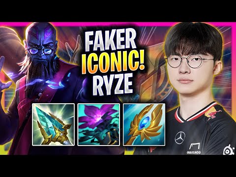 T1 FAKER BRINGS BACK HIS ICONIC RYZE! - T1 Faker Plays Ryze MID vs Syndra!