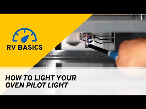 How To Light Your Oven Pilot Light | RV Basics