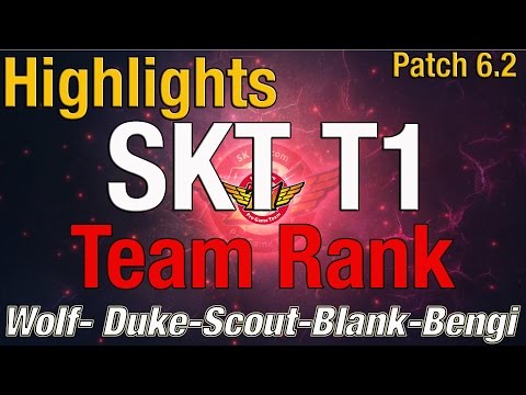 [SKT T1 TEAM RANK] Duke, Blank, Scout, bengi, Wolf Highlights #1