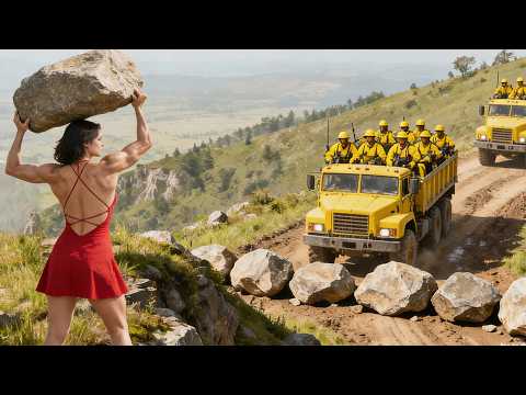 Female agent stops Japanese convoy with stone, fires from 1000 km, obliterates all!