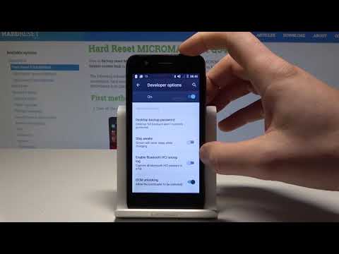 Developer Options MICROMAX Bolt Q346 - Advanced Settings / OEM Unlock