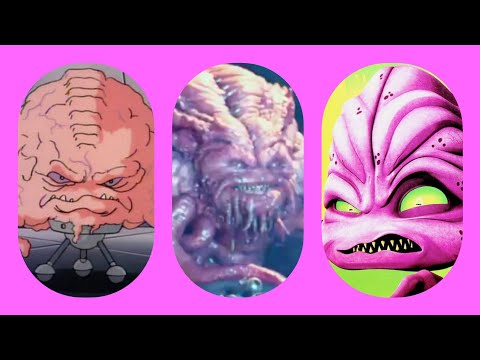 Evolution of "Krang" in Cartoons Movies and Video Games. (TMNT) (1987-2022)