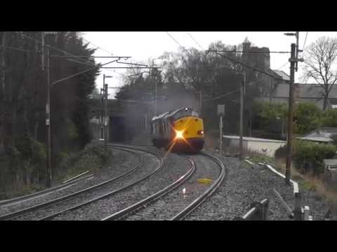 37607 with 37682 DIT 0z27 Kingmoor - Gresty Bridge engine move,1st April 2015 THRASH !!
