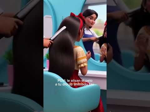 Pero porque hacen eso? #disney #rizos #transition #humor