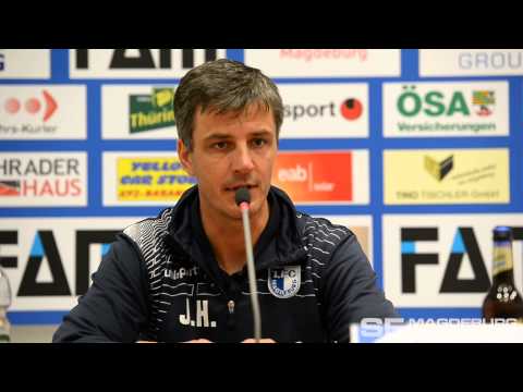 Pressekonferenz - 1. FC Magdeburg gegen FC Carl Zeiss Jena 3:0 (2:0) - www.sportfotos-md.de