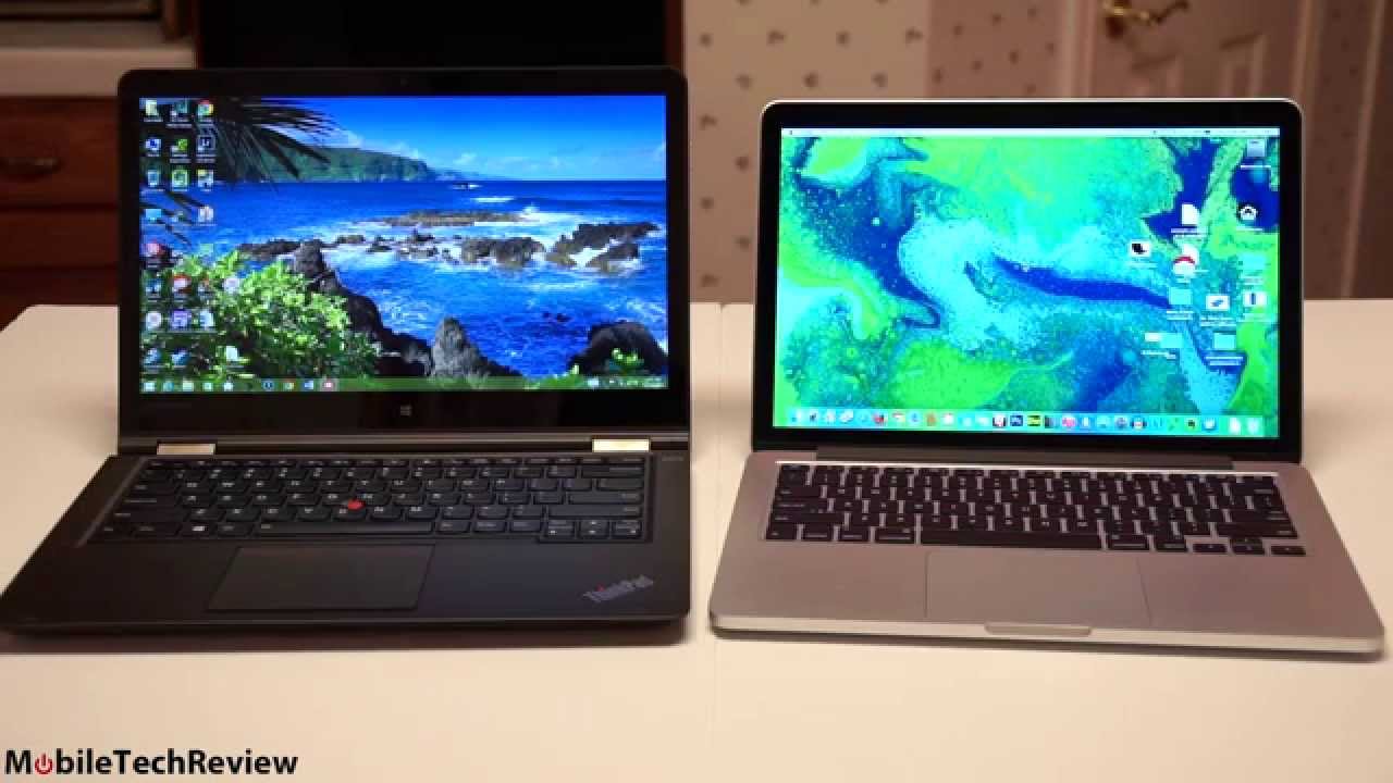 13" Retina MacBook Pro vs. Lenovo ThinkPad Yoga 14 Comparison Smackdown