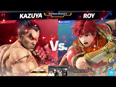Petu (Kazuya) vs Ignaize (Roy) - Smash Ultimate @ UCI #60 Winners Round 3