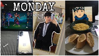 Monday Vlog #studentlife #unboxing #anime