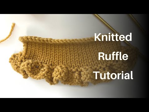 How to Knit a Ruffle