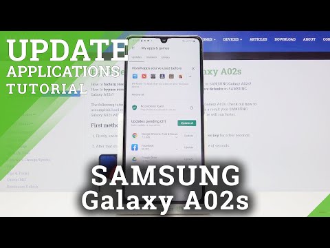 How to Update Apps on SAMSUNG Galaxy A02s – Install Newest App Version