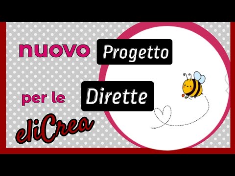 nuovo progetto per le dirette eliCrea cucito creativo