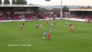 preview picture of video 'Worcester City 4  Coventry Sphinx 0'