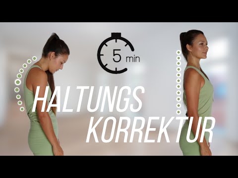 WAND PILATES - 5-Minuten Gerader-Rücken-Workout für eine Bessere Haltung