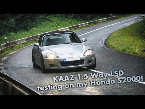 KAAZ 1.5 Way LSD testing on my Honda S2000!
