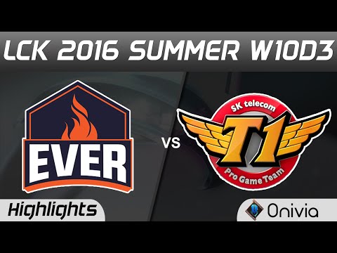 ESC vs SKT Highlights Game 1 LCK Champions W10D3 2016 ESC Evers vs SK Telecom