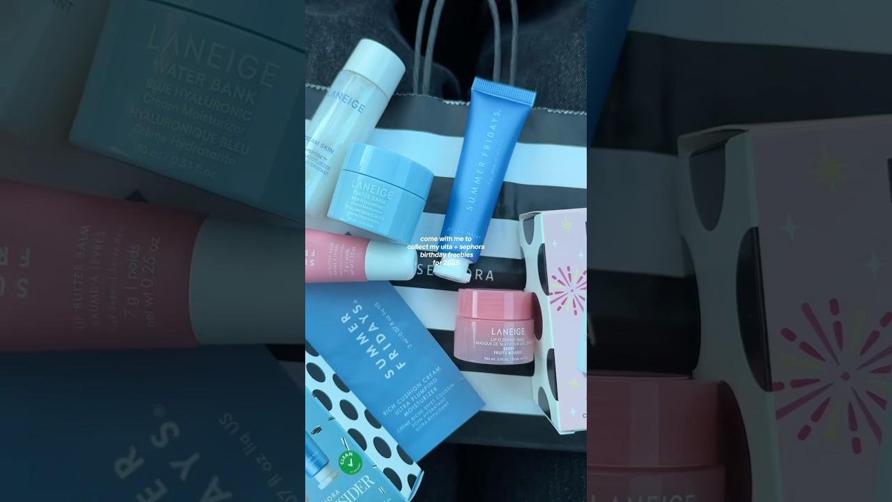 ulta + sephora birthday freebies 2025 ♒️🛍️🎂
