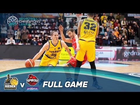 MHP RIESEN Ludwigsburg v Proximus Spirou - Full Game - Basketball Champions League