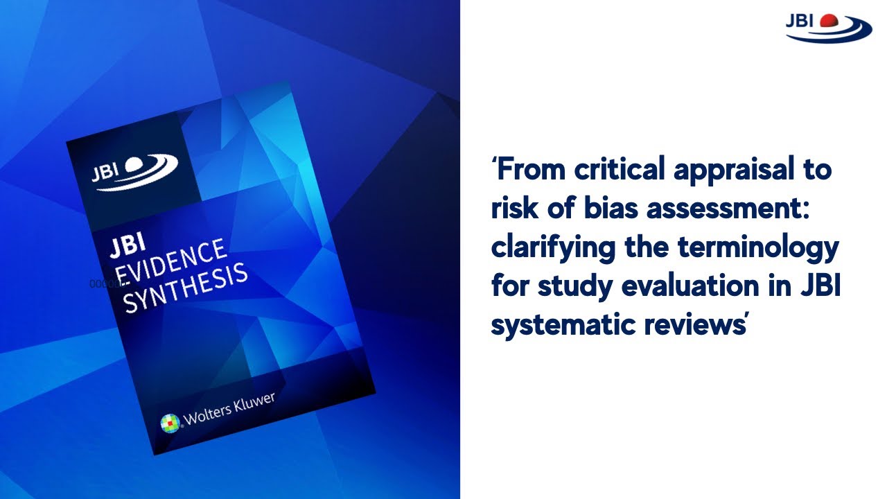 From critical appraisal to risk of bias assessment