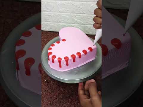 1kg heart shape#cake  #birthdaycake #chocolate # #trending #song #viral #video