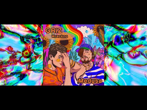 Medusa - GRiZ, Wreckno - Music Visualization - Trippy - 4K