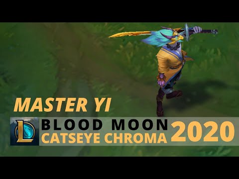 Blood Moon Master Yi Catseye Chroma 2020 - League Of Legends