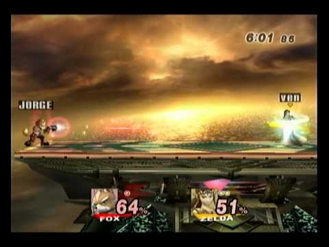 Brawl - VBM8 Singles - Jorge (Fox) vs ven (Zelda)