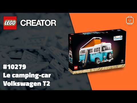 Vidéo LEGO Creator 10279 : Le camping-car Volkswagen T2