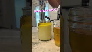 Homemade mayo! So easy! #food #cooking