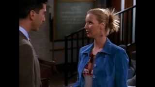 Friends-Phoebe interrupts Ross&#39;s class
