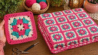 Stunning Crochet Square – Simple & Elegant Design
