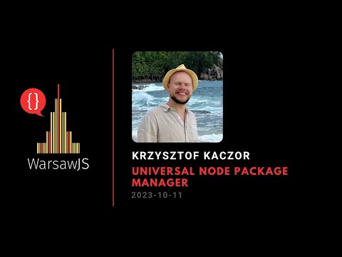⚡️Lightning talk - Krzysztof Kaczor - Universal Node Package Manager