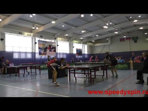 Travin - Chaplygin . Russian Youth Table Tennis Championship 2015. FHD