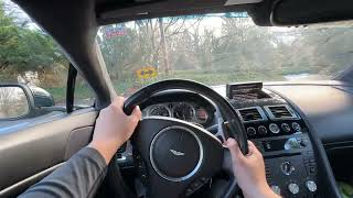  2008 Aston Martin V8 Vantage Roadster Driving