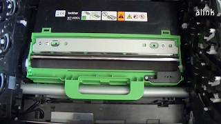 How to replace the waste toner box Brother MFC 3700