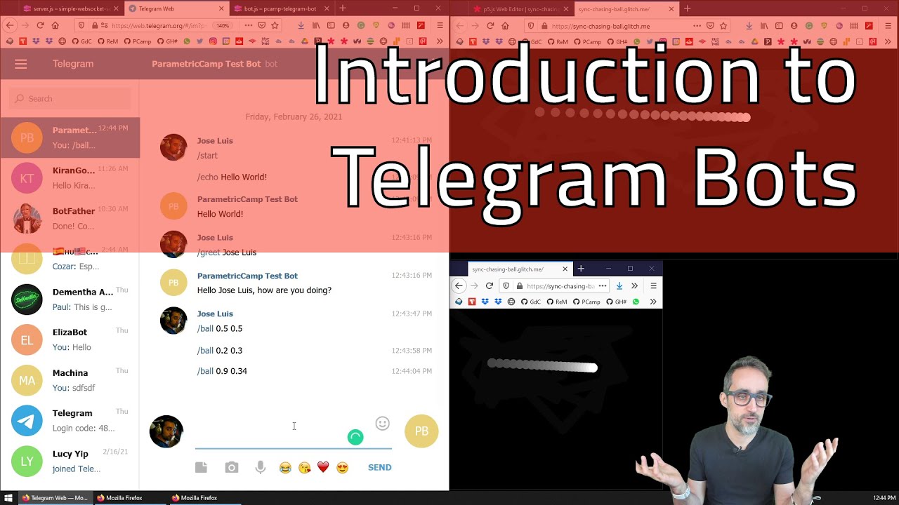 10.1 Introduction to Telegram Bots - Fun with WebSockets!