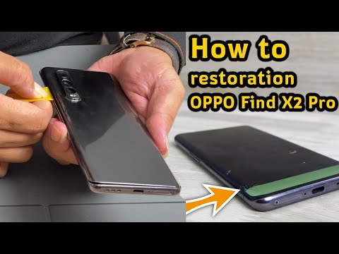 How to restoration OPPO Find X2 Pro | oppo cracked screen replacement