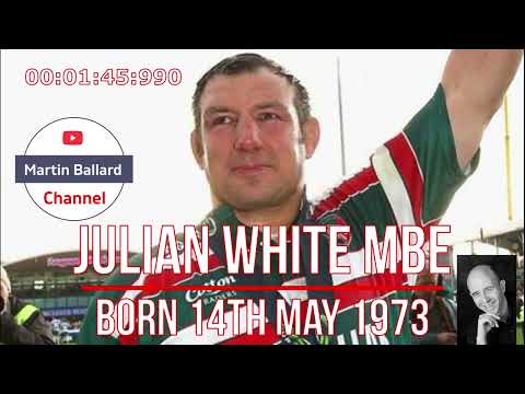 Julian White MBE - born 14th May 1973