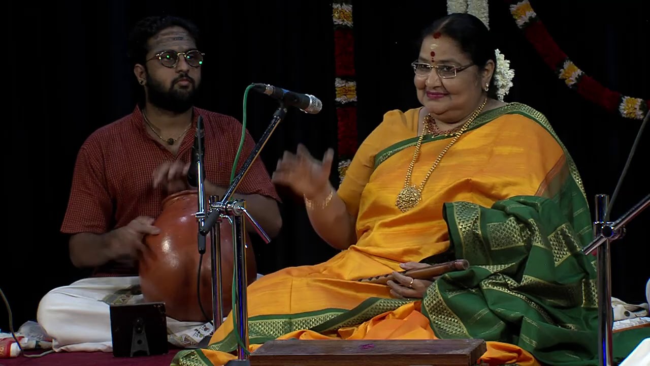Sri Sadguru Gnanananda Sangeet Sammelan - D4 - S1 - Sikkil Mala Chandrasekar Flute - Remembg Guruji
