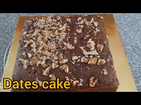 How to Bake Dates/Kurma Cake