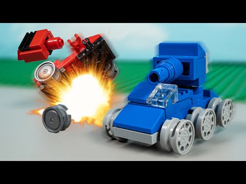 LEGO Micro Tank Battle!