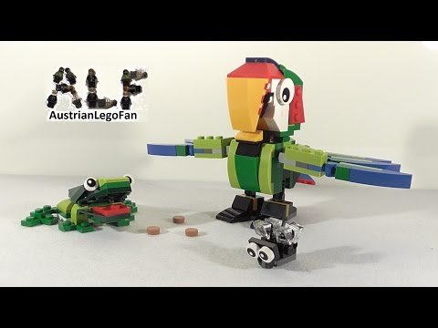 Vidéo LEGO Creator 31031 : Les animaux de la forêt tropicale