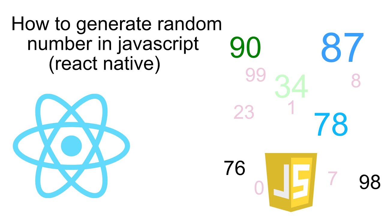 How to generate random number in javascript (react native)