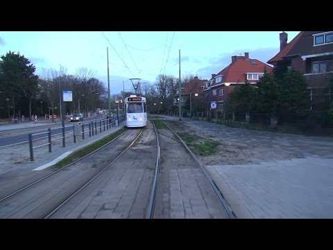 HTM tramlijn 9 Scheveningen Noorderstrand - Vrederust via Weteringplein | GTL8 3118