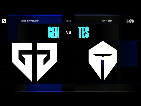 GEN G vs TES | FULL GAME | SWISS STAGE DAY 2 |  WORLDS 2024 | LEAGUE OF LEGENDS