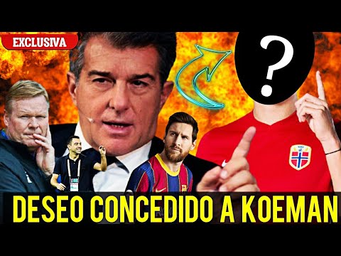 🚨KOEMAN SI O SI A ESTE JUGADORAZO🚨 | MESSI RECORD BRUTAL CON XAVI😲 | ANSU FATI TIENE FECHA DE VUELTA