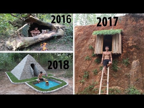 Unbelievable! Evolution of Primitive Technology For 3 year 2016-2017-2018